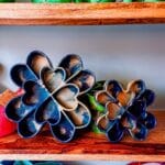 Shamrock slowfeeder in kleuren blauw goud