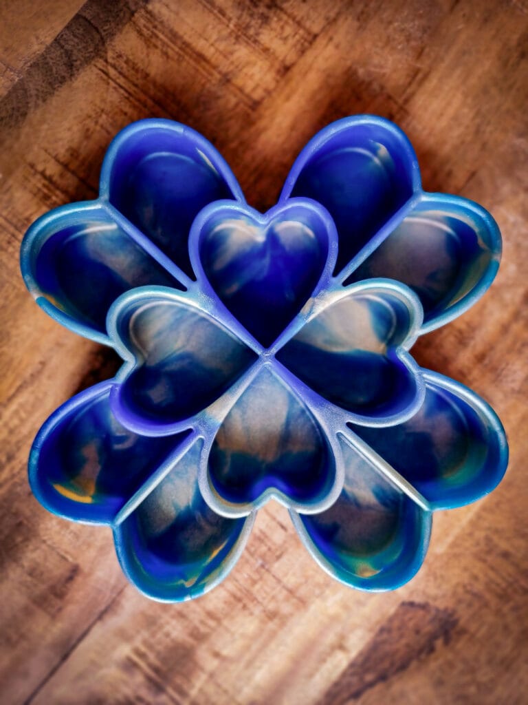 Shamrock Groot - Marine Blauw-Goud