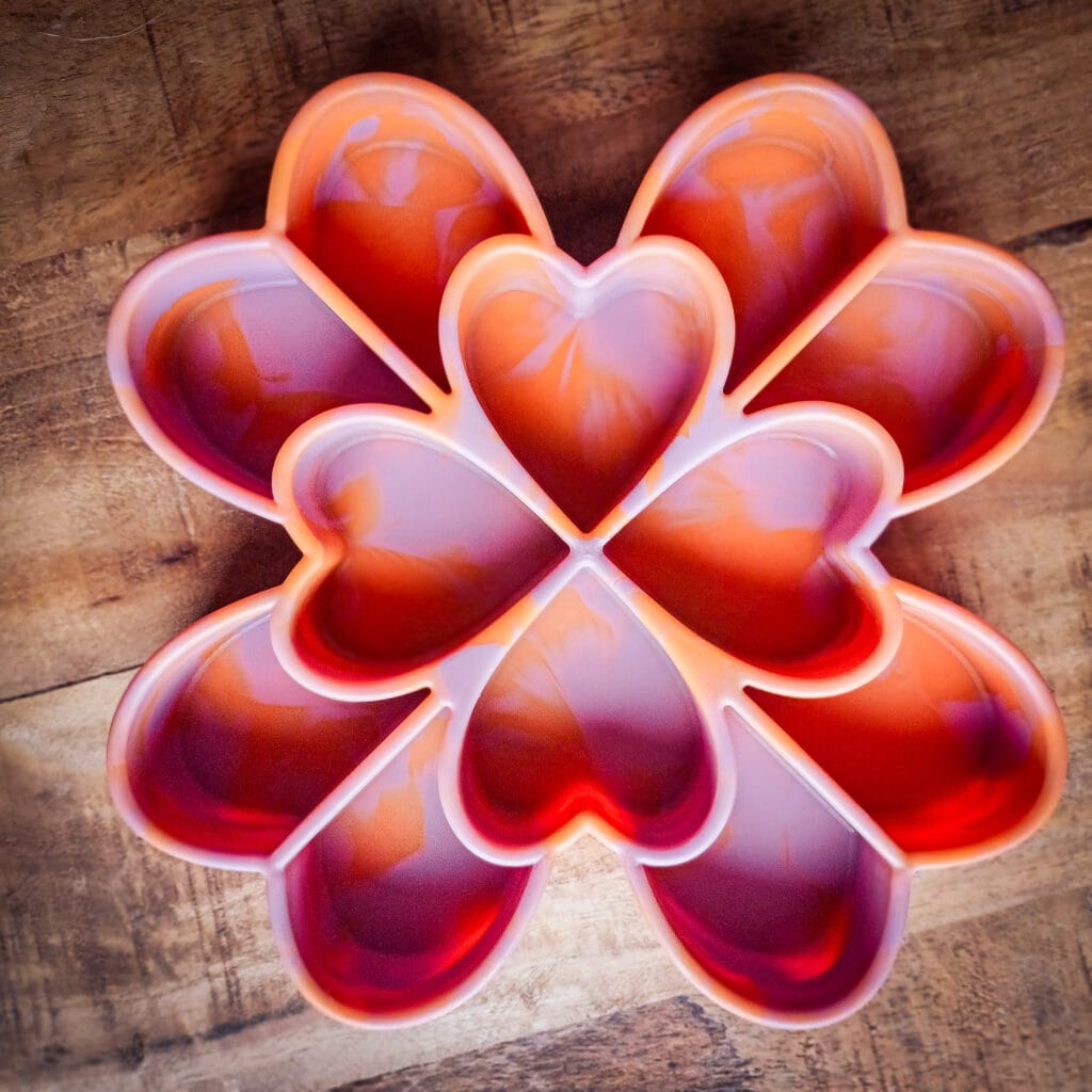 Shamrock Groot - Lila-oranje